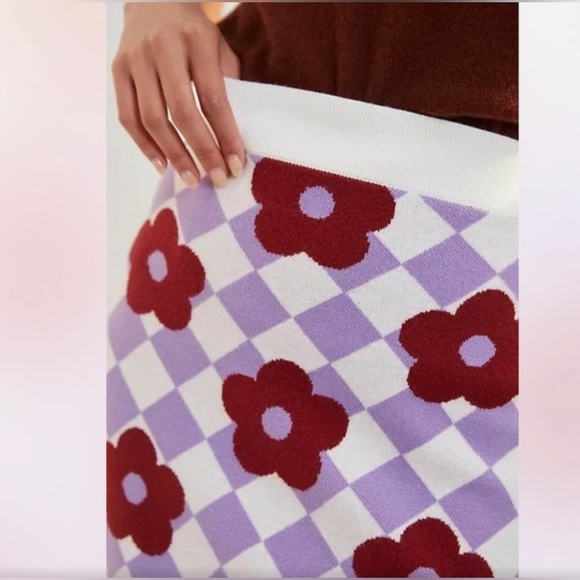 NWT ANTHROPOLOGIE MAEVE KNIT MINI SKIRT (M) - Picture 6 of 14